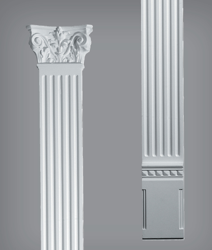 Pilastru corintic P2 - lat (l=246 cm) | CL3200