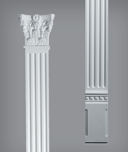 Pilastru corintic P1 - ingust (l=246 cm) | CL3210