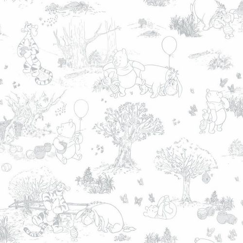 Tapet WINNIE the POOH & FRIENDS TOILE | DY0224