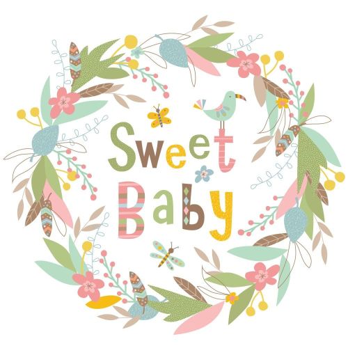 Sticker inspirational SWEET BABY | RMK3544GM