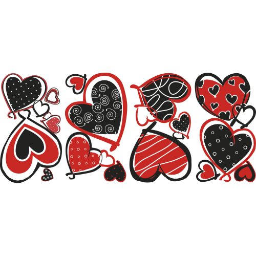Stickere HEART | RMK1862SCS