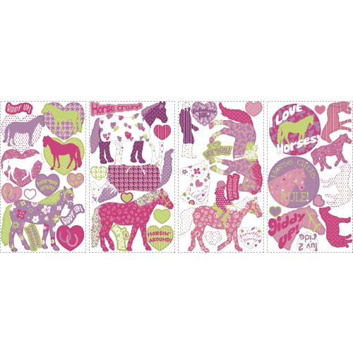 Sticker decorativ HORSE CRAZY | RMK1663SCS