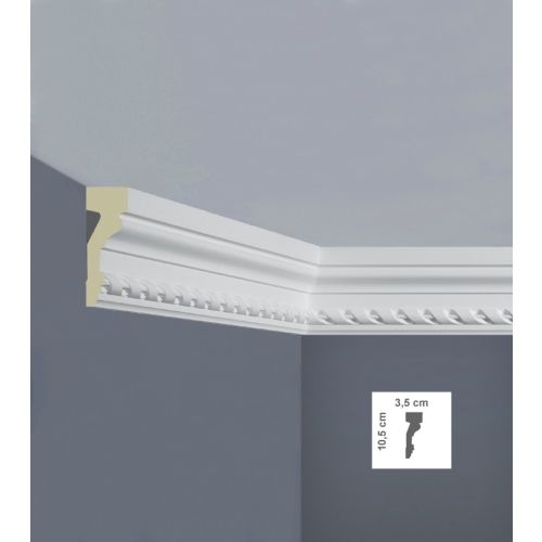 Cornisa perete | tavan din poliuretan | C3001