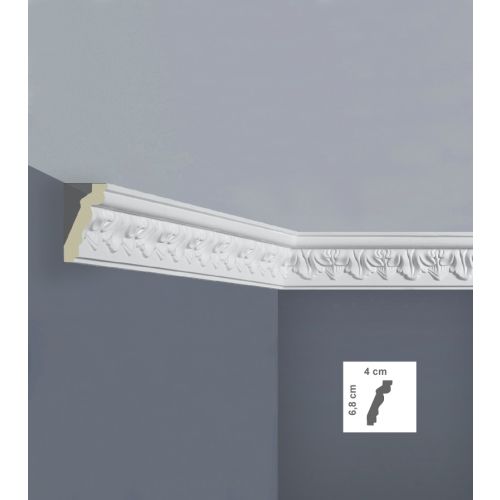 Cornisa perete | tavan din poliuretan | C3008