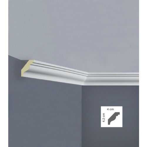 Cornisa perete | tavan din poliuretan | C3015