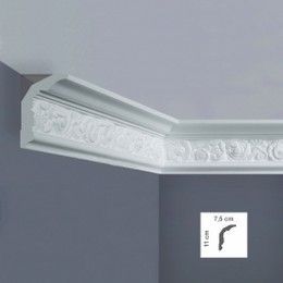 Cornisa decorativa 75 x 110 mm - 1.25 cm | EP3L