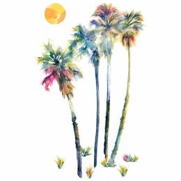 Sticker gigant Watercolor Palm Trees | RMK2782GM