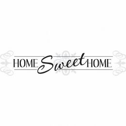 Sticker inspirational HOME SWEET HOME | RMK3281SCS