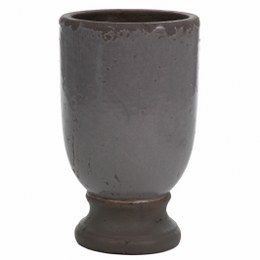 Vaza ceramica gri rotund | 8776