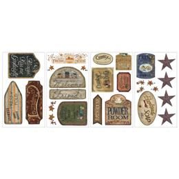 Sticker decorativ COUNTRY SIGNS | RMK1175SCS