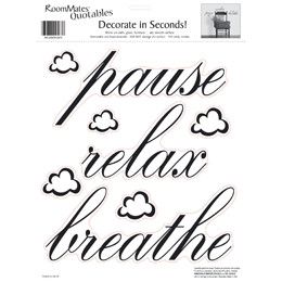 Stickere PAUSE, RELAX , BREATHE | RMK0039SS