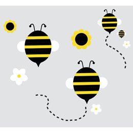 Sticker SPELLING BEES CHALK | RMK1952GM