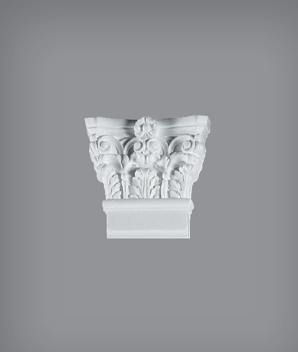Capitel pilastru L 17,5 x A 5,5 x H 17 cm | EL01CP