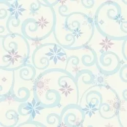 Tapet FROZEN SNOWFLAKE SCROLL | DY0155