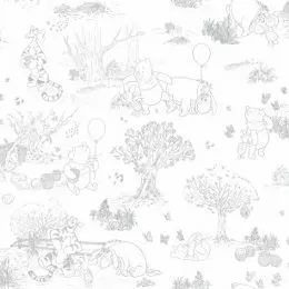 Tapet WINNIE the POOH & FRIENDS TOILE | DY0225