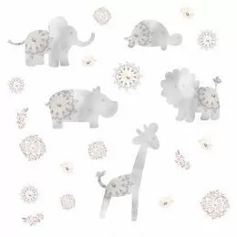 Sticker GRAY BABY ANIMALS | RMMK3319SCS