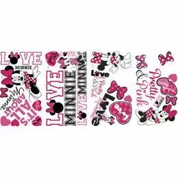 Sticker MINNIE LOVES PINK | RMK2180SCS