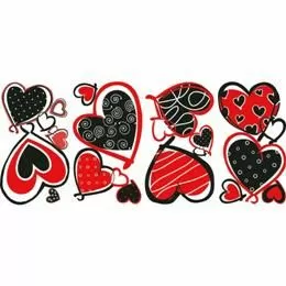 Stickere HEART | RMK1862SCS