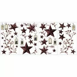 Sticker decorativ COUNTRY STARS and BERRIES | RMK1276SCS