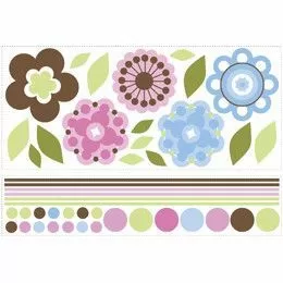 Stickere decorative GROWING FLOWERS | RMK1278GM