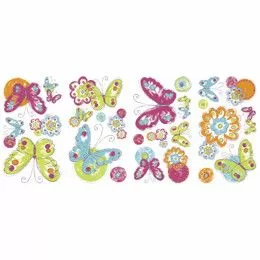 Sticker BRUSH WORK BUTTERFLY | RMK2325SCS