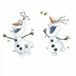 Sticker Olaf - FROZEN FEVER | RMK3019SCS