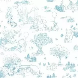 Tapet WINNIE the POOH & FRIENDS TOILE | DS7869