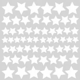 Stickere fosforescente STARS | RMK3527SCS