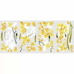 Sticker decorativ YELLOW FLOWER ARRANGEMENT | RMK2494SCS